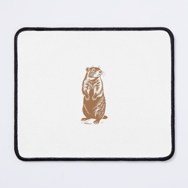 Item preview, Cute Marmot Illustration – Nature Animal Art Design designed and sold by JollyCritters.