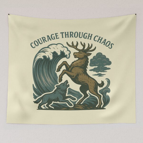 Item preview, Courage Through Chaos Animals designed and sold by EdvvinStudios.