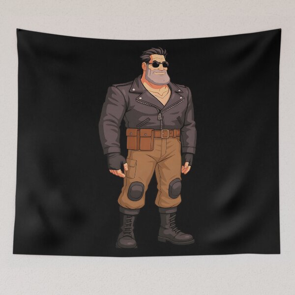 Item preview, Full Throttle Â€“ Ben Retro DOS PC Adventure Game Character designed and sold by ShopPointLessM.
