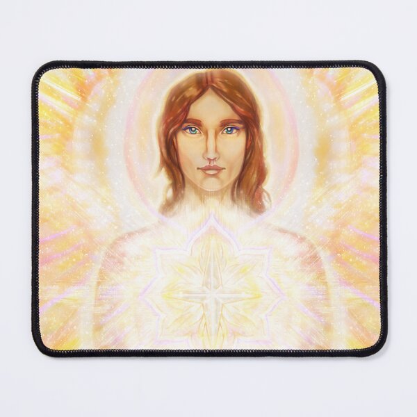 Item preview, Archangel Chamuel - Beautiful Archangel Painting, Intuitive Art Angelic Painting, Angelic Art, Archangel Art designed and sold by Jezhawk.