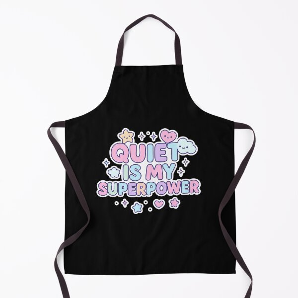 Item preview, Quiet is My Superpower – Kawaii Y2K Pastel Quote Design designed and sold by Dragonfly-10.