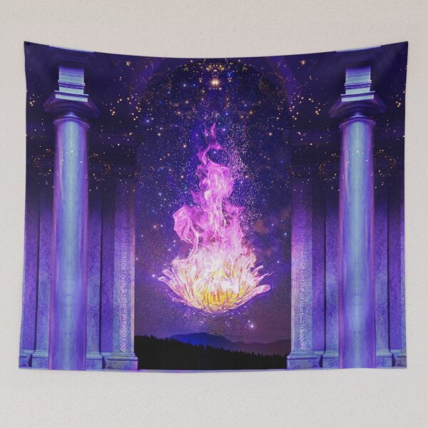 Item preview, Chamber of the Violet Flame, Violet Flame Energy, Transformational Art, Violet Art designed and sold by Jezhawk.