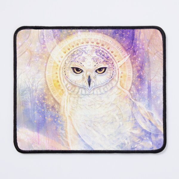 Item preview, Snow Moon - Beautiful Snowy Owl art, Magical Owl art, Witchy Art designed and sold by Jezhawk.