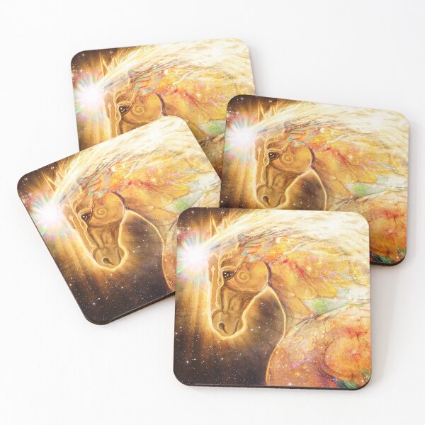 Item preview, The Golden Horse - Beautiful Palomino Horse Art, Magical Horse Art, Equine Art designed and sold by Jezhawk.