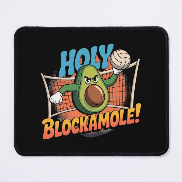 Item preview, Holy Blockamole – Funny Volleyball Avocado Pun Design designed and sold by Goodthreadz.