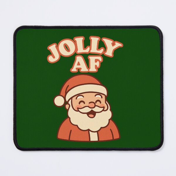 Item preview, Jolly AF – Funny Christmas Holiday Pun designed and sold by BloomKind.