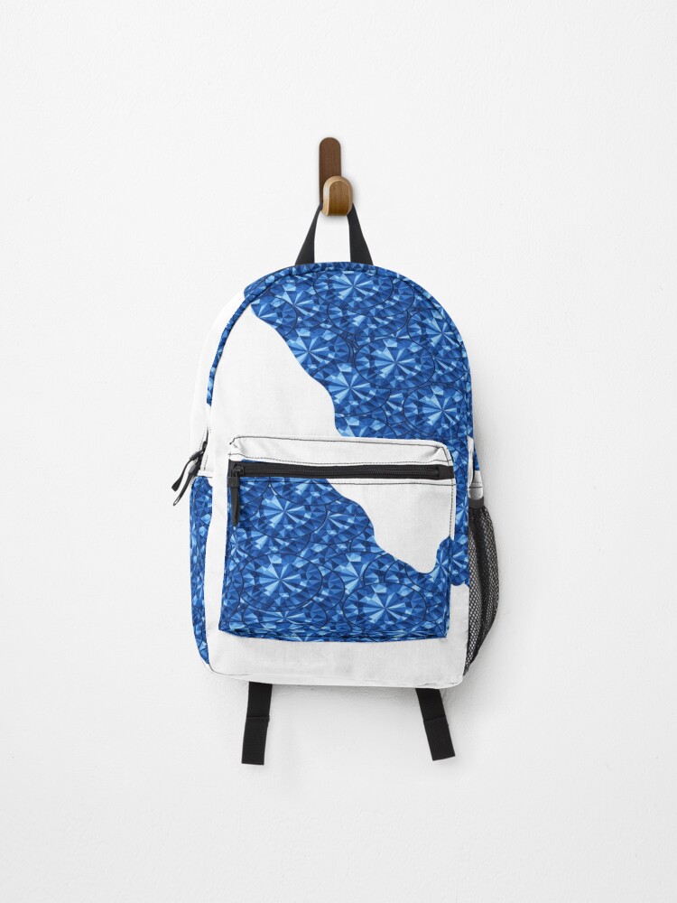 Thumbnail 1 of 3, Backpack, Blue Rhinestone Mexico designed and sold by TheIconSmith.