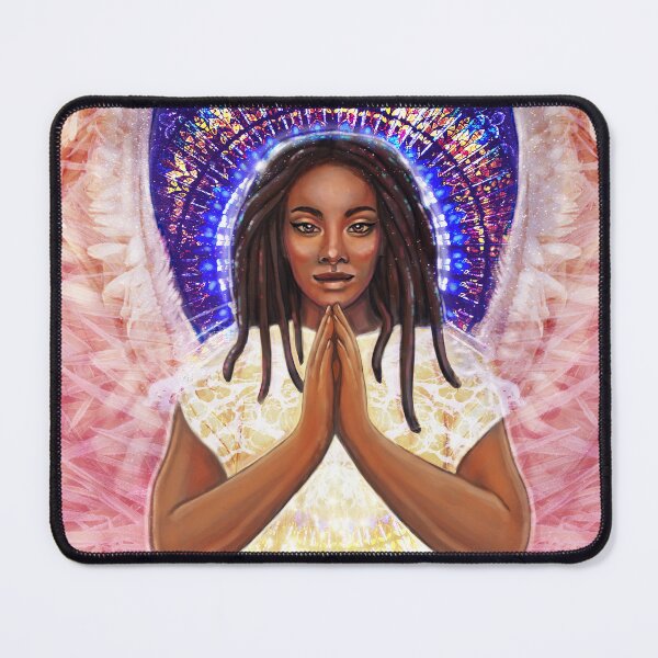 Item preview, Guardian Angel Art, Beautiful Guardian Angel, Divine Protection, Spiritual Art, Angelic Art designed and sold by Jezhawk.