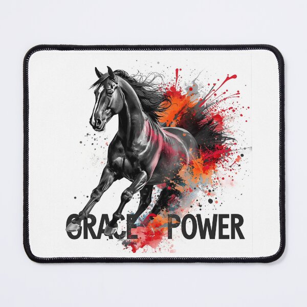 Item preview, Friesian in a Watercolor Splash with Text designed and sold by Friesian-Fan-S.
