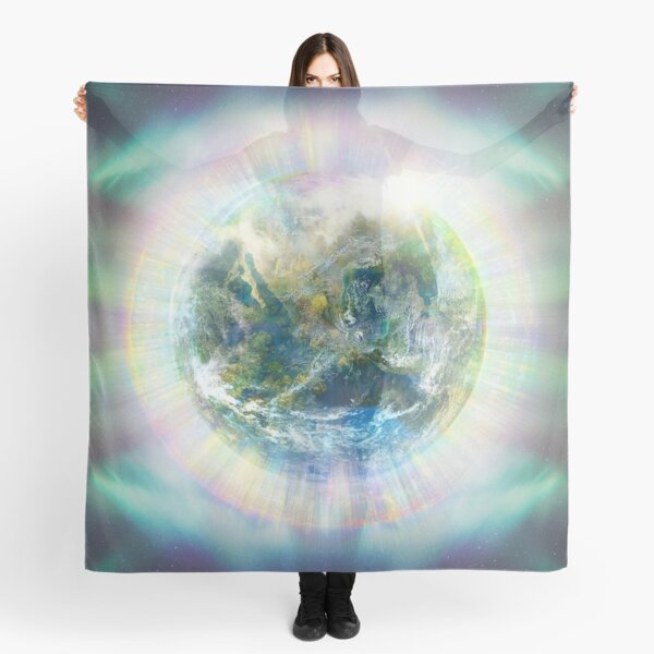 Item preview, The Earthly Sphere, Intuitive Painting, Gaia, Mother Earth Art, Planet Earth Art designed and sold by Jezhawk.