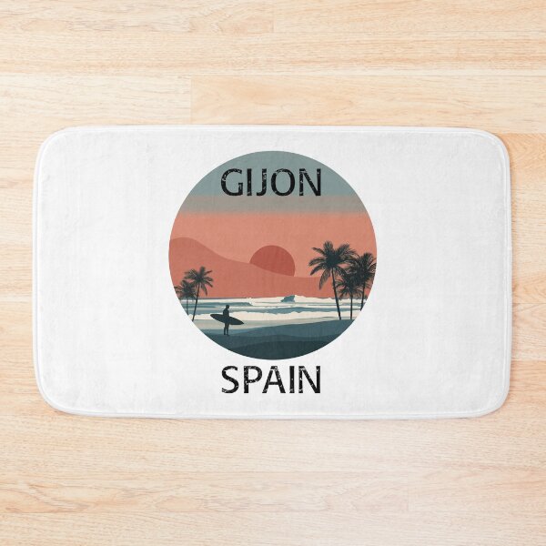 Item preview, Gijon - Spain (with Black Lettering) designed and sold by VelvetRoom.