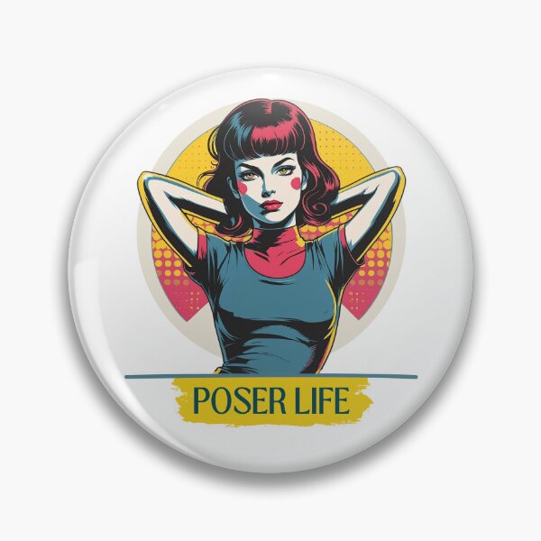 Item preview, Poser Life - Retro Style Art designed and sold by RedDelaney.