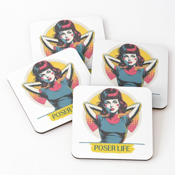 Item preview, Poser Life - Retro Style Art designed and sold by RedDelaney.