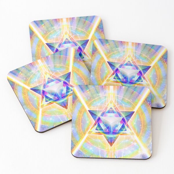 Item preview, Merkaba Activations - Mer-ka-ba, Sacred Geometry Art, Rainbow Merkaba Art, Spiritual Art designed and sold by Jezhawk.
