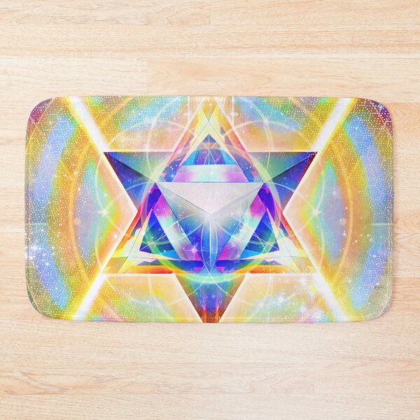 Item preview, Merkaba Activations - Mer-ka-ba, Sacred Geometry Art, Rainbow Merkaba Art, Spiritual Art designed and sold by Jezhawk.