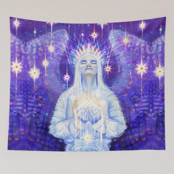 Item preview, Manifestation - Beautiful Angel Art, High Vibration Art, Violet Angel Art designed and sold by Jezhawk.