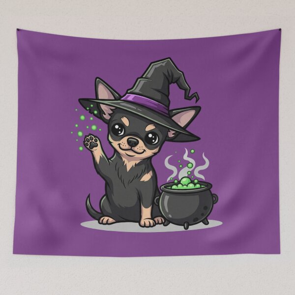 Item preview, Witchy Chihuahua  designed and sold by Megaera8.