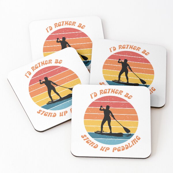 Item preview, SUP - Stand Up Paddling Retro Sunset Design designed and sold by retroPODshop.