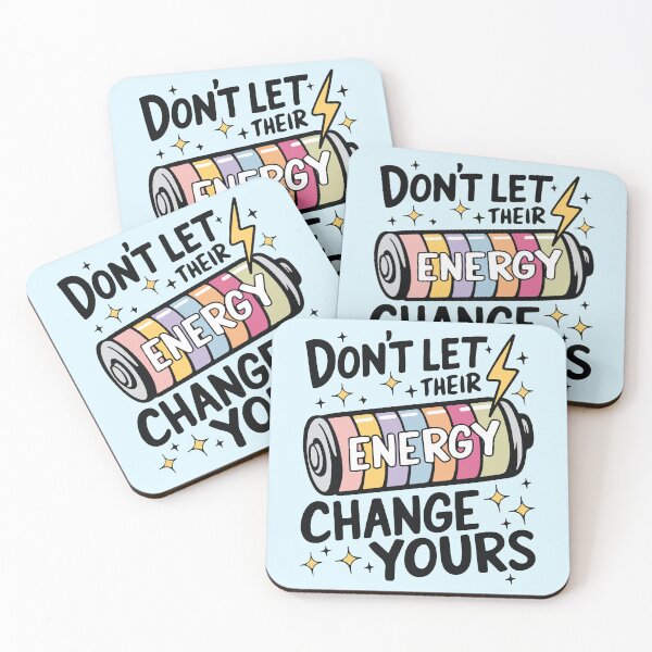 Item preview, Protect Your Energy Positive Quote designed and sold by BrownHorse90s.