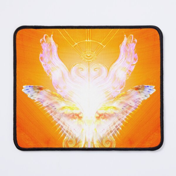 Item preview, Angel Guide Oracle, Orange Angel Art, Angelic Symbol Art, Divine Symbol Art designed and sold by Jezhawk.