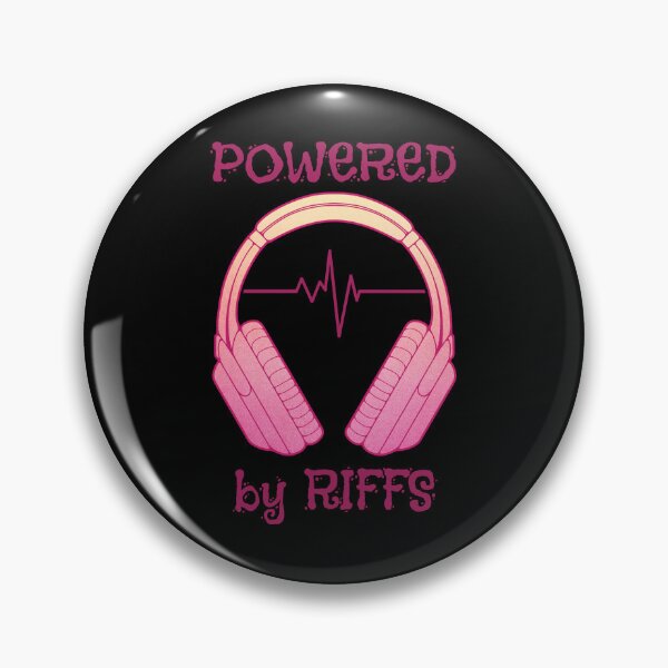 Item preview, Headphones | Powered By Riffs designed and sold by ObsidianDaz.