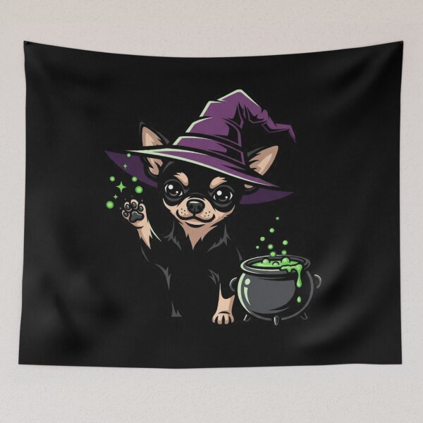 Item preview, Witchy Chihuahua  designed and sold by Megaera8.
