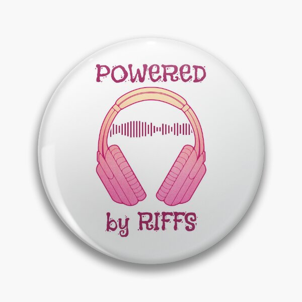 Item preview, Headphones | Powered By Riffs designed and sold by ObsidianDaz.