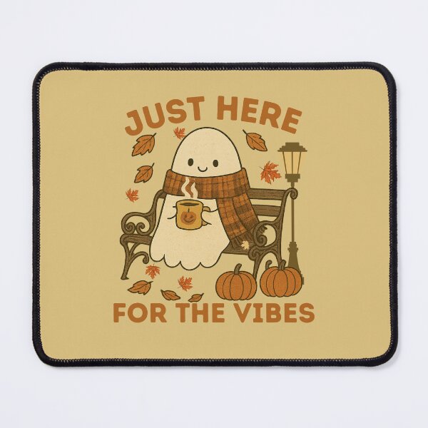Item preview, Just here for the autumn cozy vibes -Cute boo designed and sold by Artistusha.