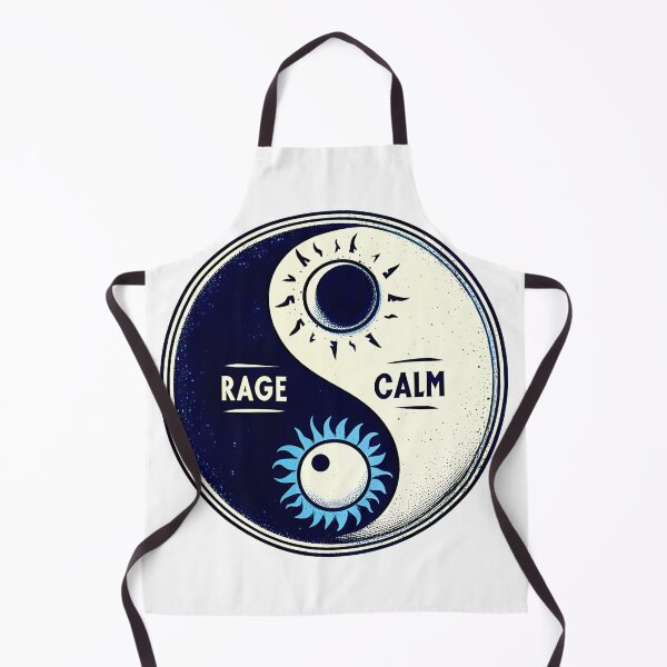 Item preview, Rage Calm Ying Yang designed and sold by SideKickCreates.