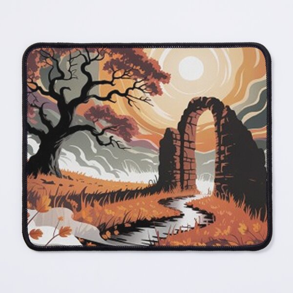 Item preview, melancholic autumn landscape in a hypnotic style designed and sold by Lilashakti ⭐️ ⭐️ ⭐️ ⭐️ ⭐️.