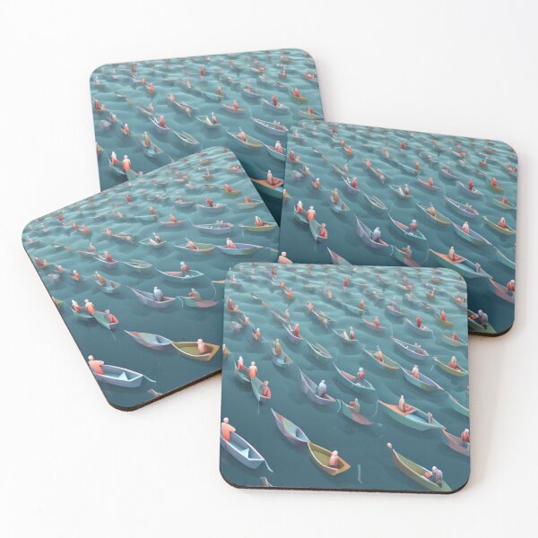 Item preview, Canoe Waterway designed and sold by Lichtwellenart.