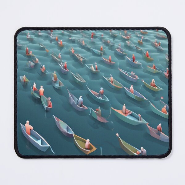 Item preview, Canoe Waterway designed and sold by Lichtwellenart.