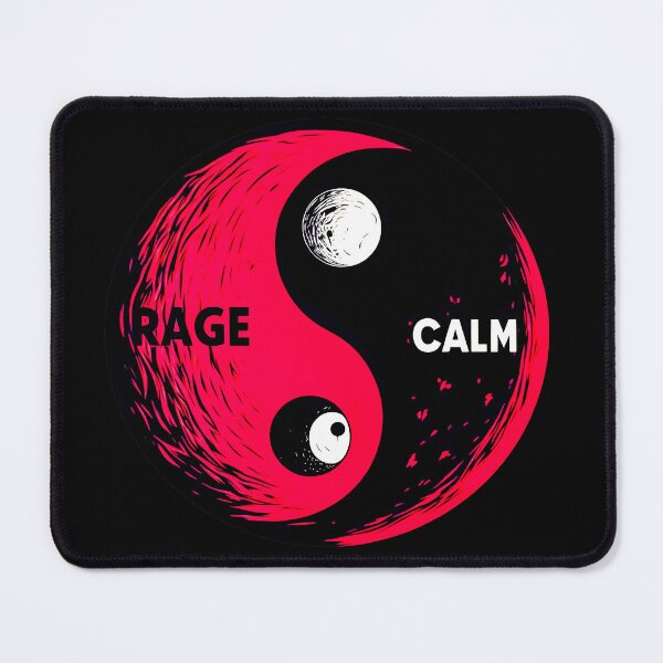 Item preview, Rage Calm Ying Yang designed and sold by SideKickCreates.