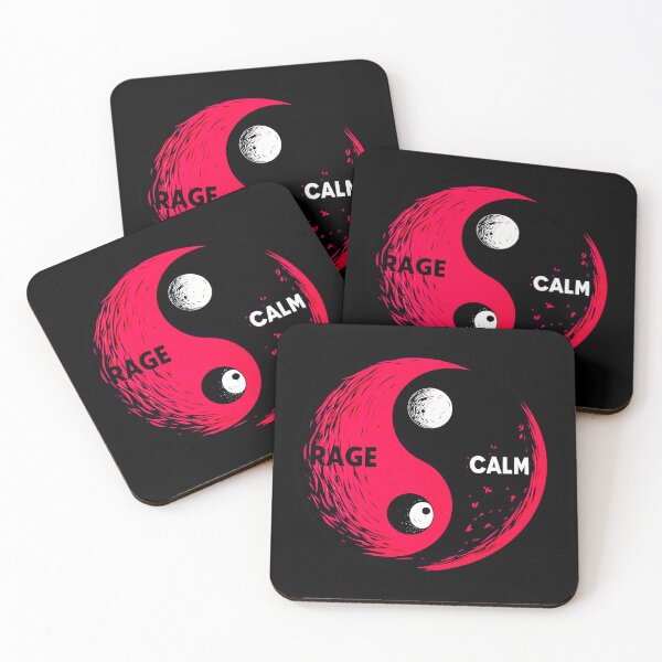 Item preview, Rage Calm Ying Yang designed and sold by SideKickCreates.