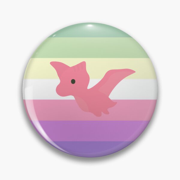 Item preview, Genderfae dino pin designed and sold by Uniiverseciity.