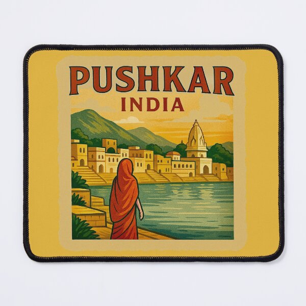 Item preview, Pushkar, India - Sacred Desert City designed and sold by Myra365Art.
