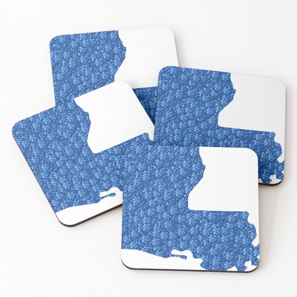Item preview, Blue Rhinestone Louisiana designed and sold by TheIconSmith.