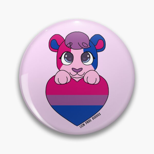 Item preview, Birdie the Bisexual Buddy (Bi Pride Flag Heart) designed and sold by TheBuddies.