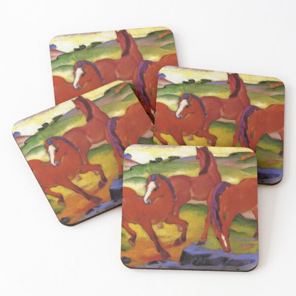 Item preview, Three Red Horses designed and sold by tomorrowsart.
