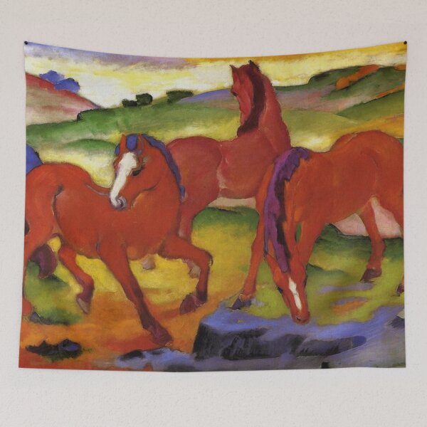 Item preview, Three Red Horses designed and sold by tomorrowsart.
