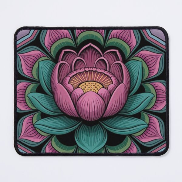 Item preview, Нexagonal mandala ,featuring a lotus flower as its central focal point. designed and sold by Lilashakti ⭐️ ⭐️ ⭐️ ⭐️ ⭐️.