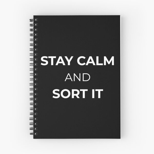Item preview, Stay Calm and Sort it designed and sold by SkynetV5.