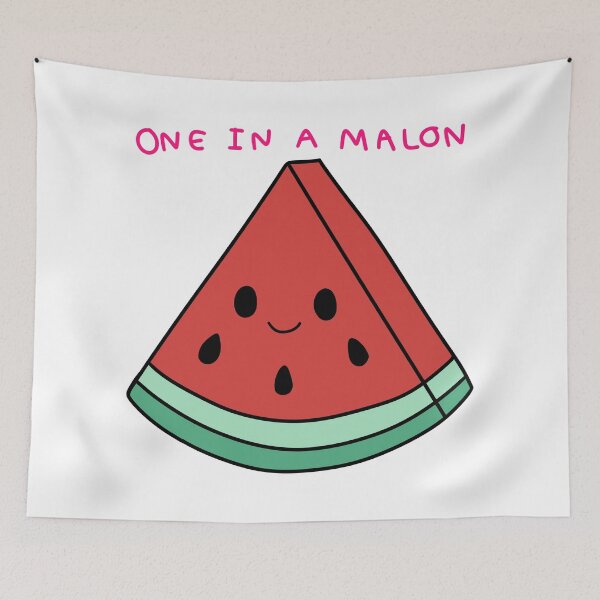 Item preview, One in a Malon Cute Watermelon Pun designed and sold by DD Draw.