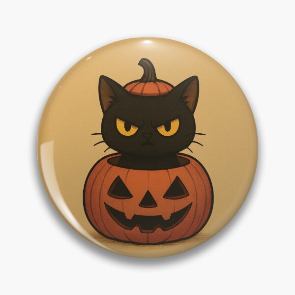 Artikelvorschau, Halloween Wütende Katze im Kürbis entworfen und verkauft von AZTRELIS.