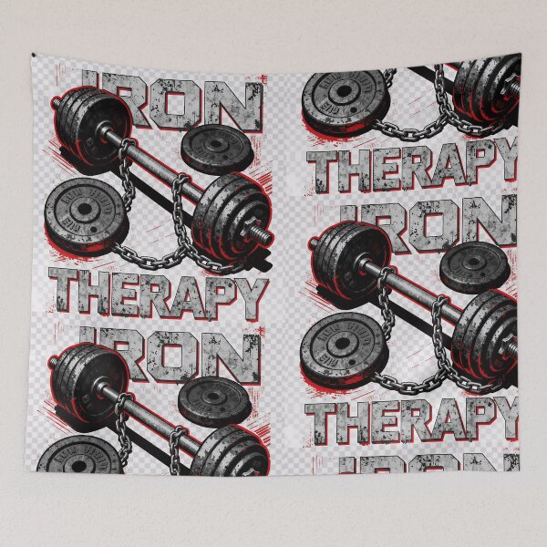 Item preview, Iron Therapy Gym Motivation designed and sold by INNER WINNER YOU.