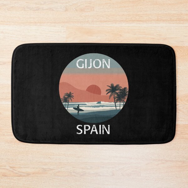Item preview, Gijon - Spain (with White Lettering) designed and sold by VelvetRoom.