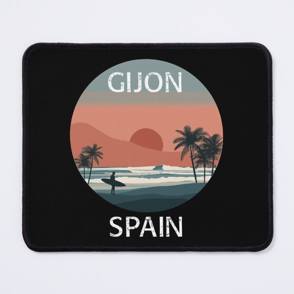 Item preview, Gijon - Spain (with White Lettering) designed and sold by VelvetRoom.