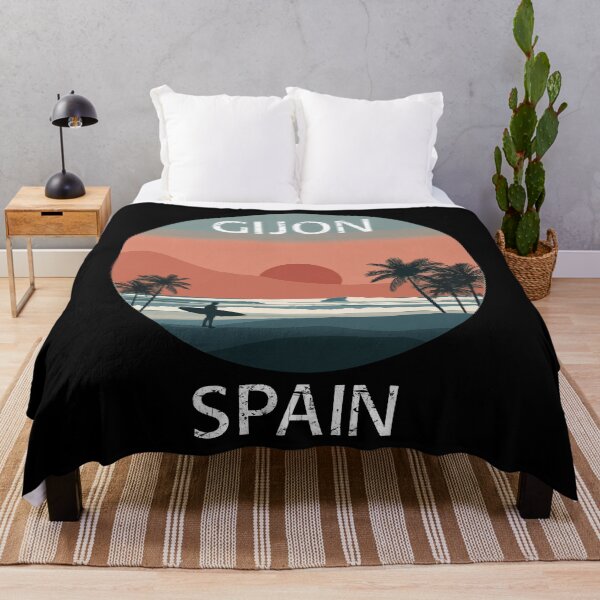 Item preview, Gijon - Spain (with White Lettering) designed and sold by VelvetRoom.