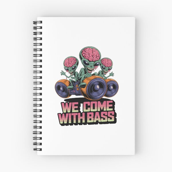 Item preview, We Come With Bass – Alien Subwoofer Riders designed and sold by TipTop GFX.