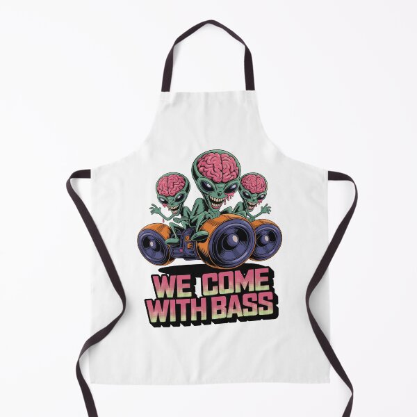 Item preview, We Come With Bass – Alien Subwoofer Riders designed and sold by TipTop GFX.